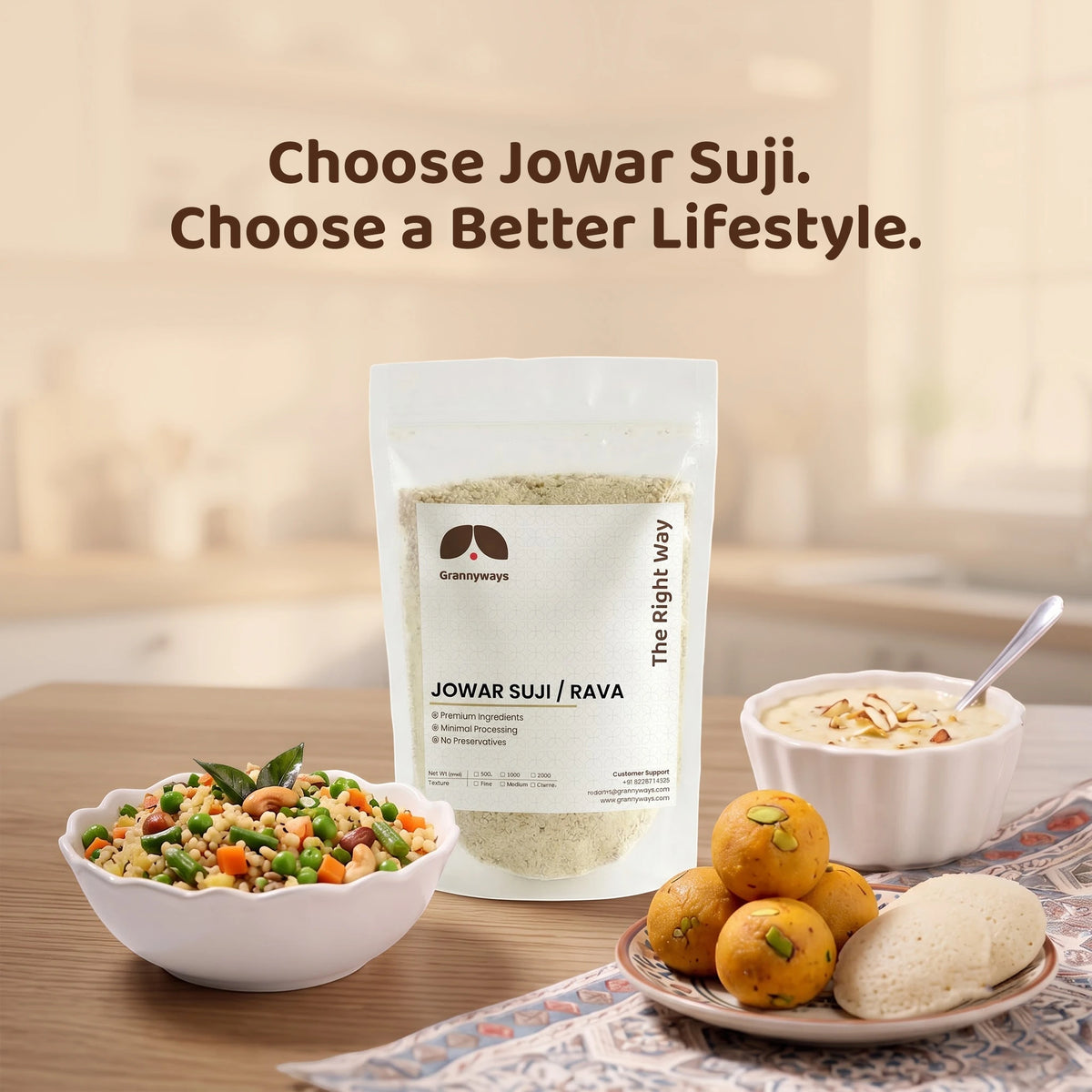 Jowar Suji/Rava