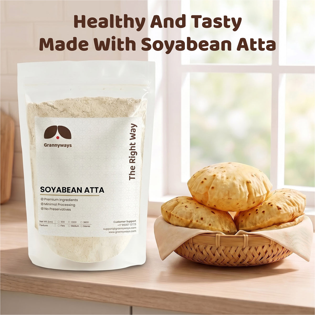 Soyabean Atta