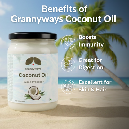 Wood Pressed Coconut Oil