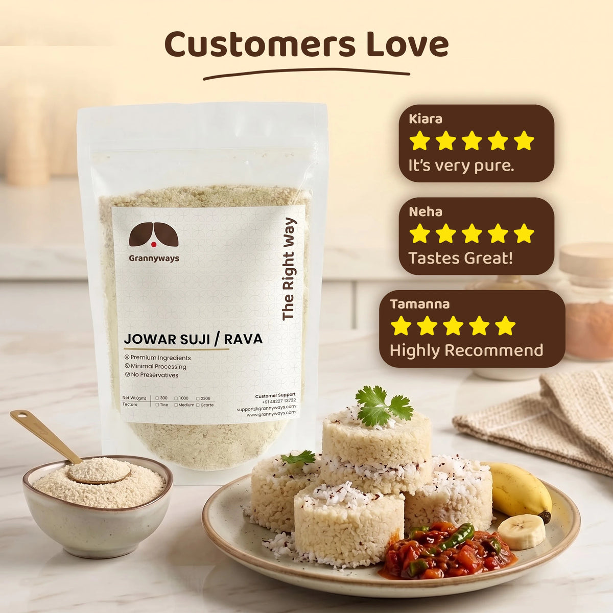 Jowar Suji/Rava