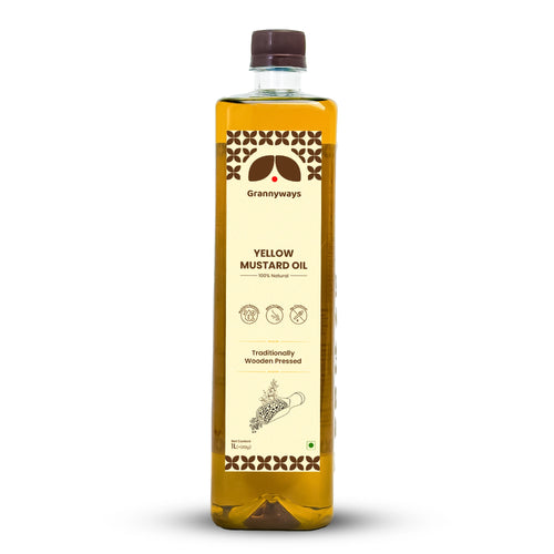 Wood Pressed Yellow Mustard Oil