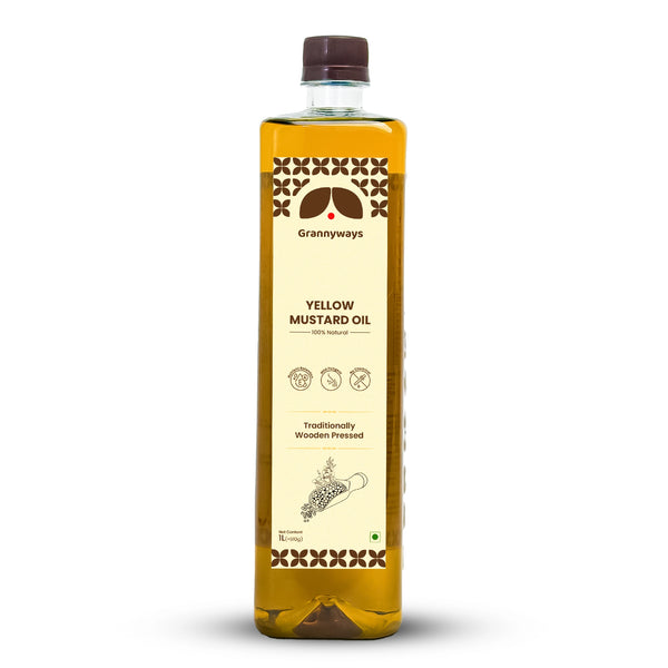 Wood Pressed Yellow Mustard Oil