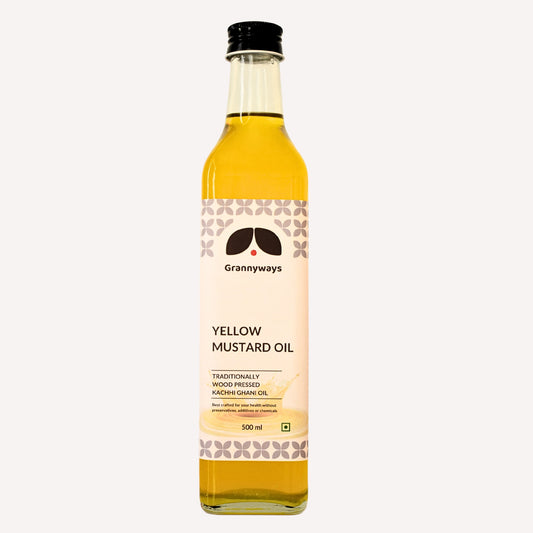 Wood Pressed Yellow Mustard Oil