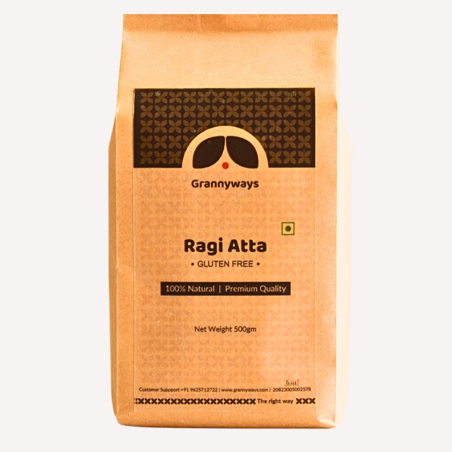 100% Whole Ragi Atta