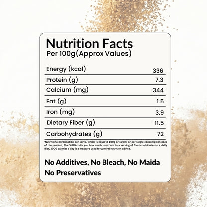100% Whole Ragi Atta